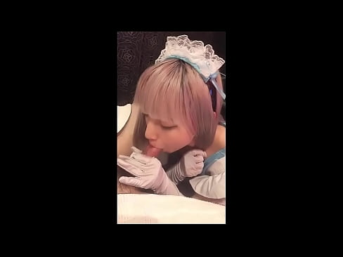 ❤️ Japanse Idool [mayuka], Frans dienstmeisje kostuum, deel 1, pijpen en aftrekken met lotion ❌ Porn video at us